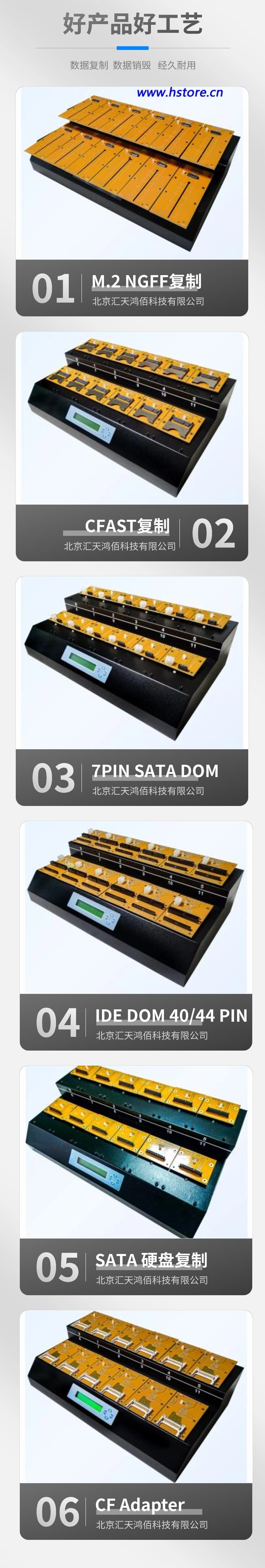 工業(yè)級(jí)多功能拷貝機(jī)支持SATA、IDE、M.2、CF等儲(chǔ)存裝置